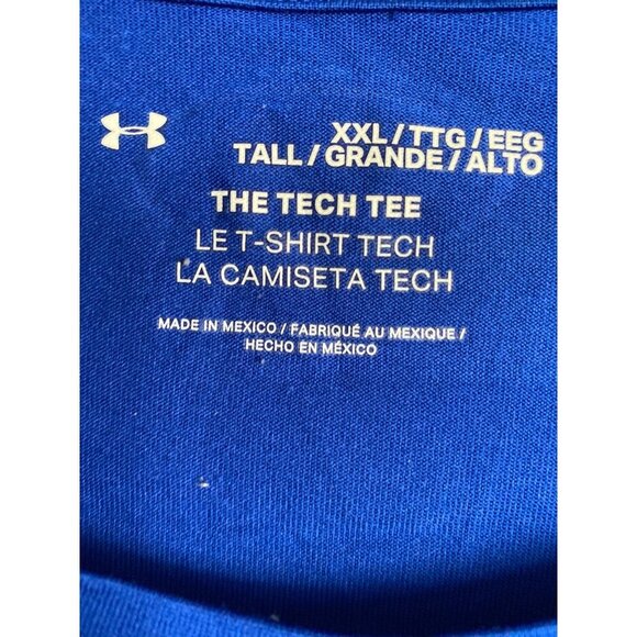 UNDER ARMOUR MEN'S BLUE SS TECH 1.0 TEE SZ 2XL - Picture 5 of 5